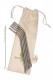 5 Stainless Steel Bent Drinking Straws with Plastic-Free Cleaning Brush & Organic Carry Pouch