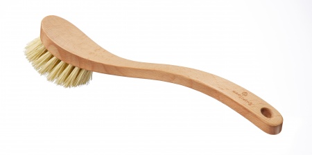 Wooden Dish Brush with Plant Bristles (FSC 100%)