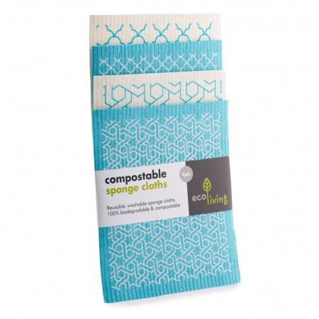 Compostable Sponge Cleaning Cloths - Moroccan