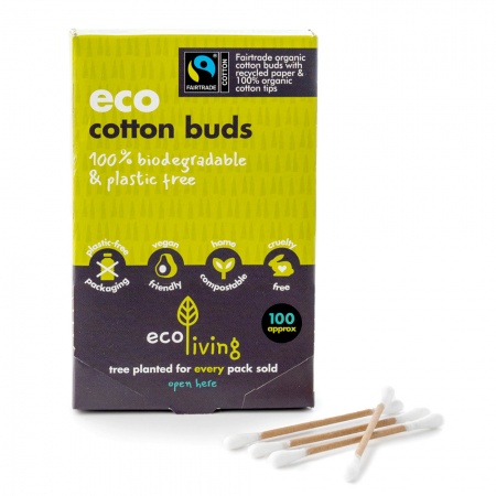 Organic Fairtrade Cotton Buds  (FSC Mix 70%)
