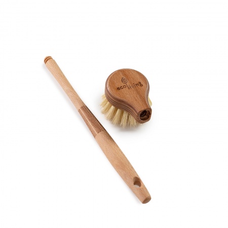 Wooden Dish Brush - Long handle (FSC 100%)
