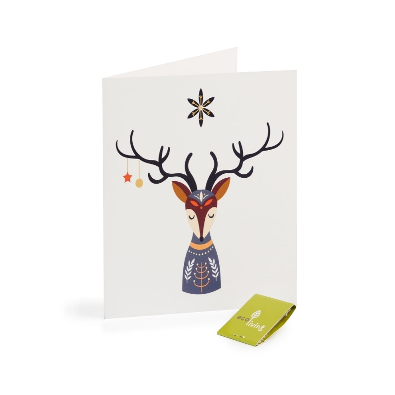 Recycled Christmas Cards - Scandinavian Folk (FSC 100%)