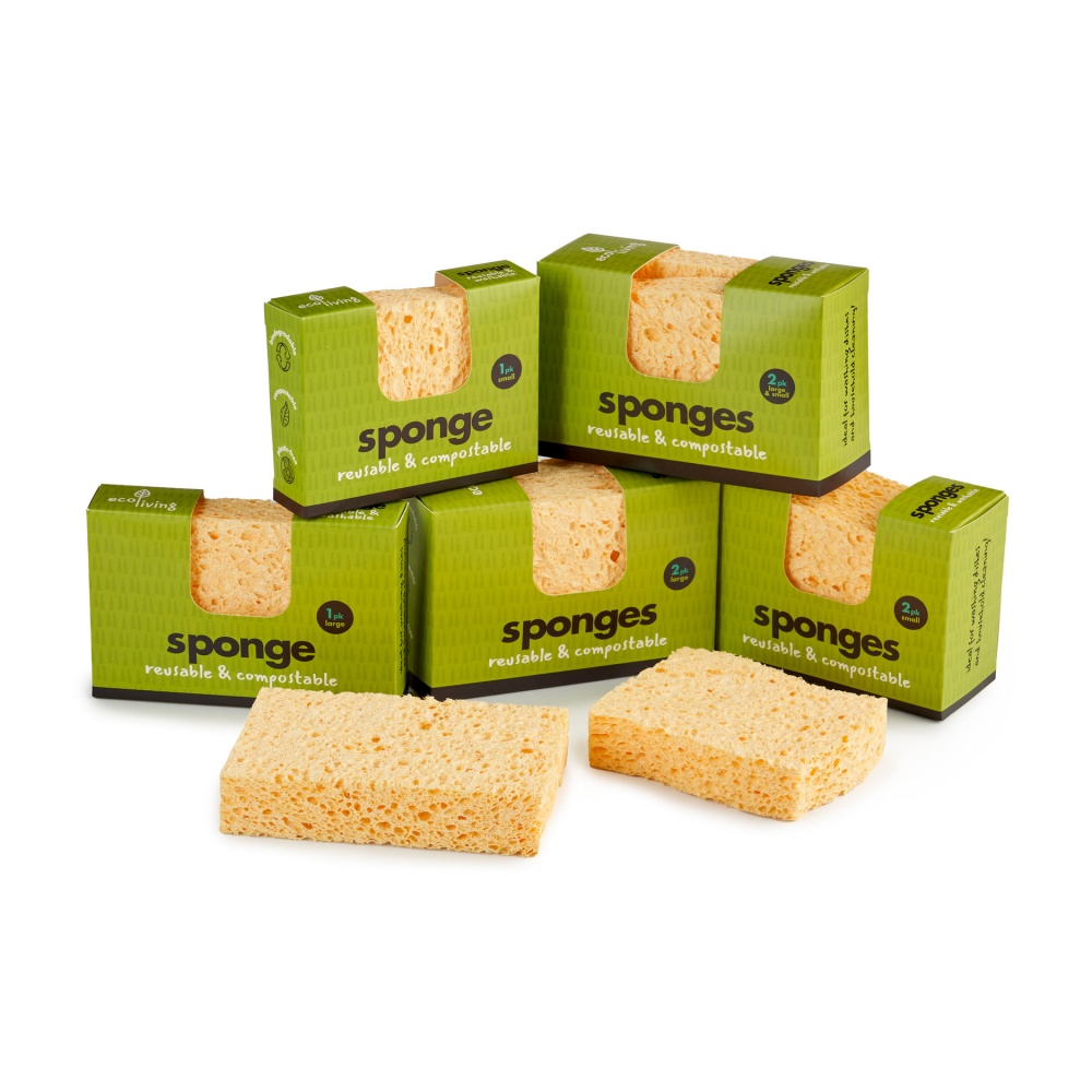 Compostable Large Sponge Eco Living 1 Pack 