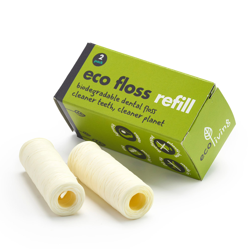 Eco Floss PlantBased Vegan Dental Floss ecoLiving.co.uk