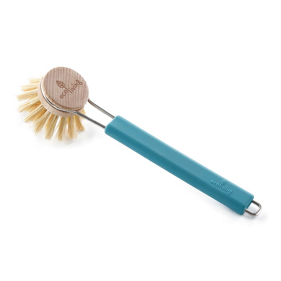 Dish Brush with Replaceable Head - Natural Plant Bristles (FSC 100%)