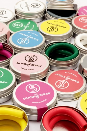Reusable Silicone Straw in Travel Tin